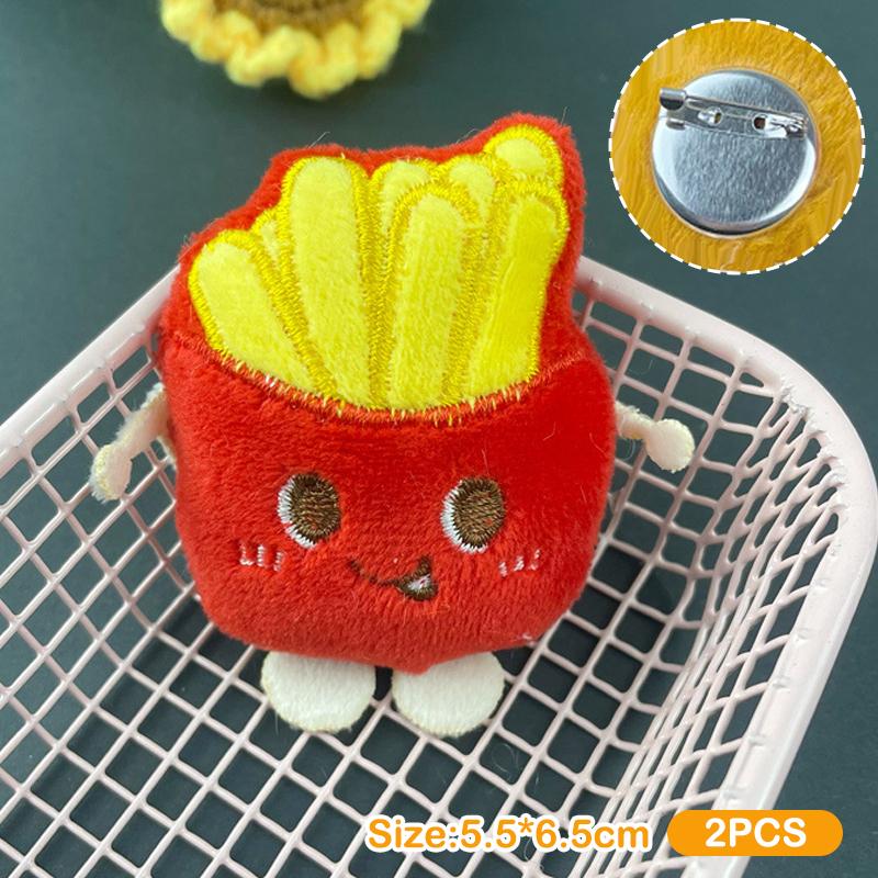 2 шт. гамбургеры жареные куриные ножки хлеб плюшевая кукла кулон брелок мультфильм смешная кукла брошь рюкзак украшения подарки