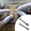 Aluminum Rotary Pin Vise Screwdriver Hand Drill Chuck Watch Repair Tool Watchmaker Jewelry Punching Hand Tools