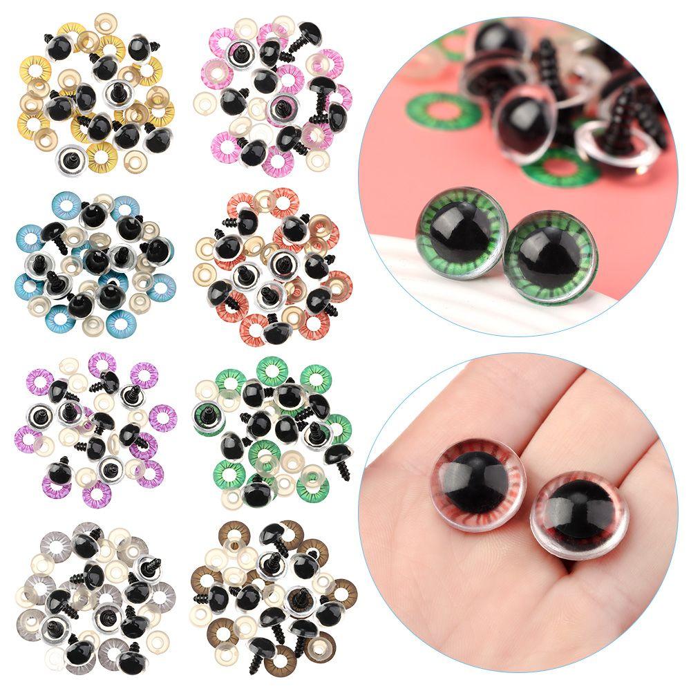 Запчасти для мягких игрушек, пластиковые аксессуары для медведей, животных, куклы, инструменты для самостоятельного изготовления, кукольный хрустальный глаз, глаза, ремесла