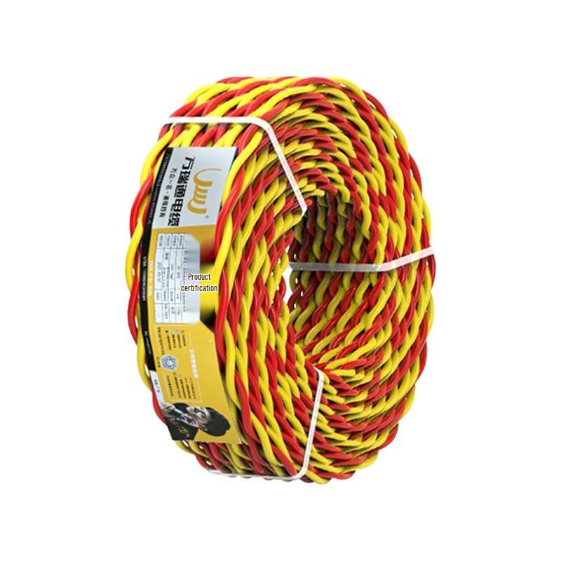 Wanruitong ZCN-RVS Медный сердечник Искробезопасный Сигнальный кабель пожарной сигнализации, Кабель типа "витая пара", 0,75-2,5 мм²