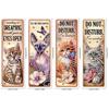 4Pcs Animal Themed DIY Diamond Painting Bookmark Irregular Shaped Diamonds Diamond Bookmark Art Projects for Reading Enthusiasts