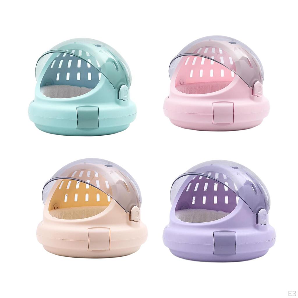 Cat Carrier Pet Travel Dog Crate Lightweight Small for Outdoor Use