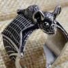 Vintage Bat Finger Ring Fashionable And Adjustable Statement Ring Adjustable Vintage Bat Ring