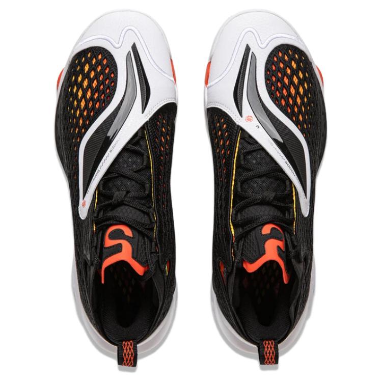 Li Ning BadFive 5 Амортизация Скользкая Устойчивость к истиранию Дышащие Упругость Сцепление Средняя высота Баскетбольные кроссовки Мужские ABFV025-2