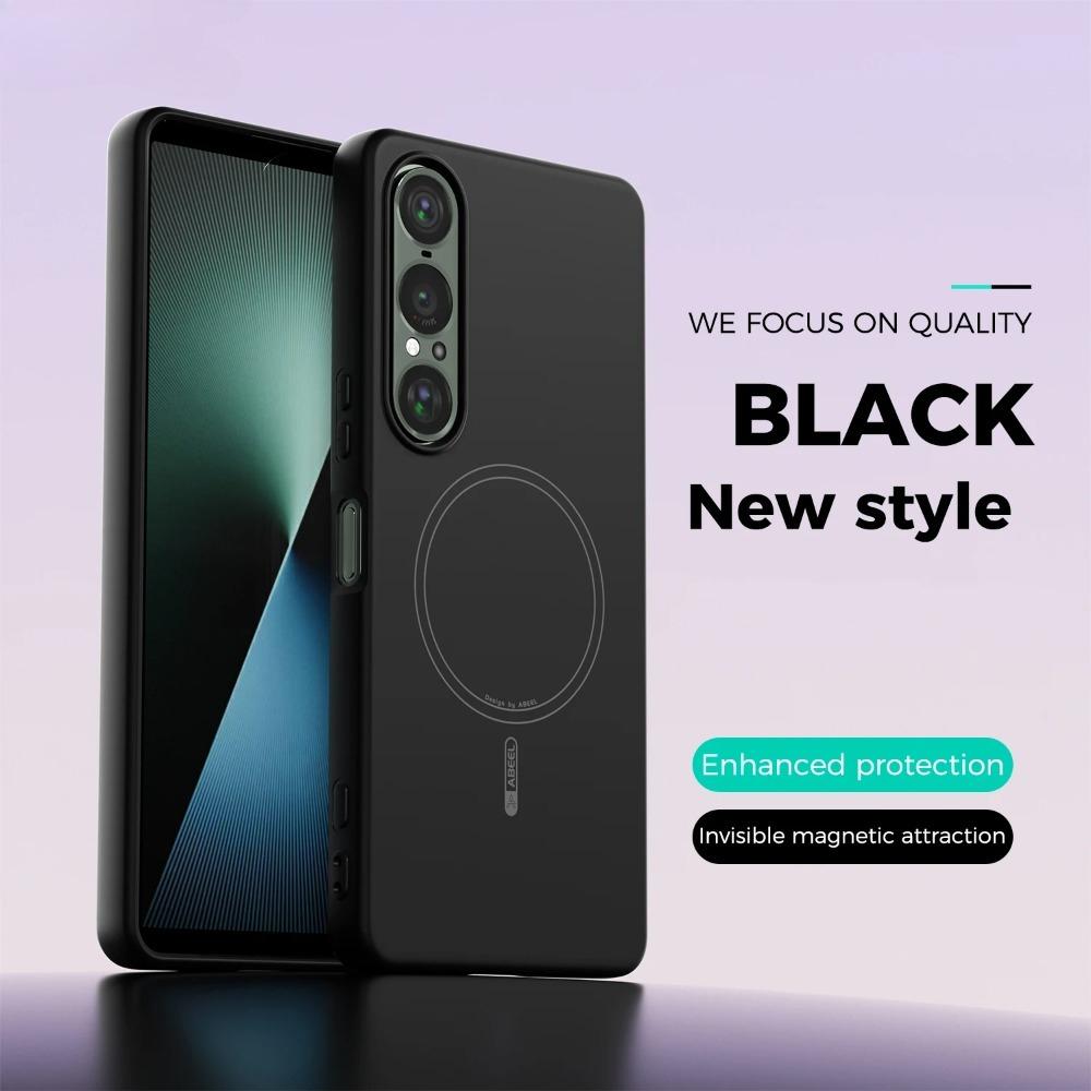 Elegant Soft Liquid Silicone Rubber Case for Sony Xperia 1VII 1VI 5VI 5V 10V Magnetic For MagSafe Drop Protection Cover