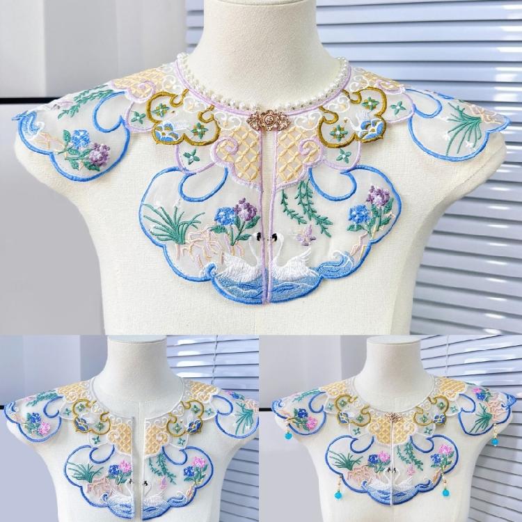 Искусственный воротник Декоративный воротник Древний костюм Ложный воротник Украшения для платья