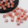 Creative 8mm Materials Glass Lantern Pumpkin Making Beads Decoration 50Pcs Hair Ornaments Fashion Handmade Bracelet Necklace Beaded