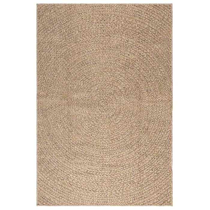 VidaXL Rug 120x170 Cm Jute Look Indoor and Outdoor, Outdoor Rug, Floor Rug, Indoor Rug 364839