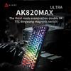 Ajazz AK820 MAX Gaming Keyboard Wireless Bluetooth 2.4G Receiver Magnetic Switch For Gaming Office