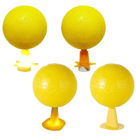 Липкий шарик-ловушка для мух с основанием, светящийся, прочный клей, для использования в помещении и на открытом воздухе, для кухни ресторана, устройство для ловли мелких летающих животных, мошек и плодовых мух