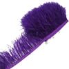Ostrich Feather Cloth Strip 8-10 Dress Decorative Material Latin Dance Skirt Cloth Band Clothing Accessories Ostrich Hair Lace