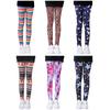 Girls Legging Elastic Printed Long Pants Thin Children's Trousers
