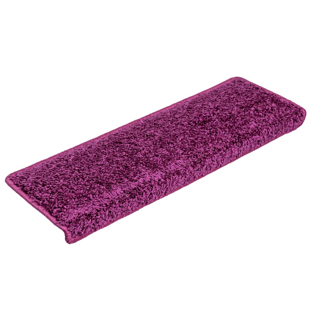 Step Mats 30 pcs. 65 x 21 x 4 cm Purple Rectangular Edge
