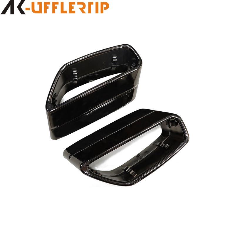 Декоративная рамка черного цвета для наконечника выхлопной трубы для BMW 525li/530i G30/G38