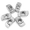 50Pcs M3/M4/M5 Slot Sliding T Type Nut Fasten Connector 20 Series