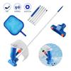 Swimming Pool Cleaning Kit Above Ground Pool Maintenance Kit with Vacuum Cleaner Surface Skimmer Net And Telescopic Pole for Pool Pond Hot Tubs