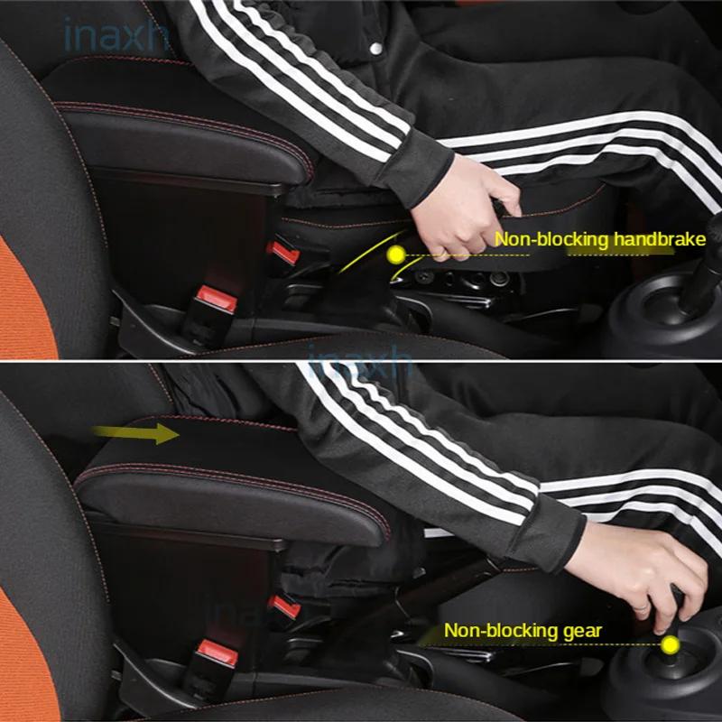 Для Smart Fortwo Armrest для Mercedes New Smart 453 Fortwo Forfour Car Armrest box Модернизация деталей Внутренний ящик для хранения 2015-2018