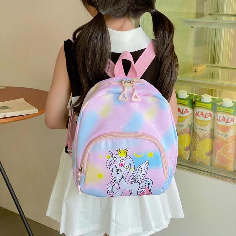 Cute Cartoon Boys And Girls Backpack Foreign Style Printing Children'S Backpack Cute Baby Student Schoolbag