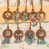 Boho Vintage Necklaces Layered Pendent Necklace Wipe Green Tassel Sweater Chain Multiple Styles Tribal Zircon Daily Wear Gifts