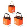 Складное ведро EVA, складное рыболовное ведро, легкие складные рыболовные принадлежности для рыбалки, походная коробка