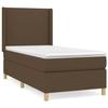Maison Exclusive - Sommier à lattes de lit avec matelas Marron foncé 80x200 cm