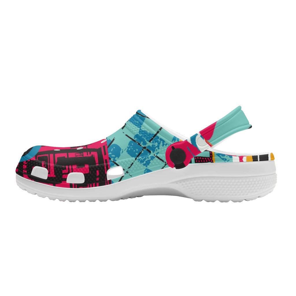Colorful EVA Clogs Women Men Lightweight Breathable Slip On Garden Shoes Summer Beach Pool Bathroom Home Wear Pool Shower Use