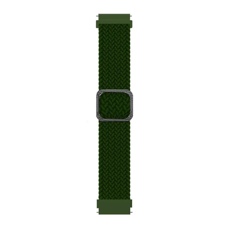 Плетеный нейлоновый ремешок 20 мм 22 мм для часов Realme Watch 3/2/2 Pro S/S Pro, эластичный ремешок для часов для Samsung Huawei Amazfit Smartwatch Band