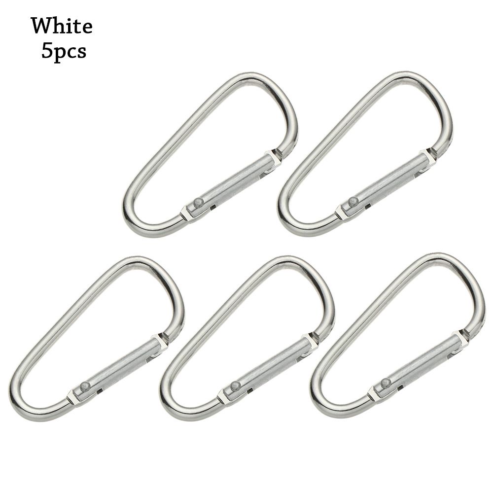 Safety Multicolor Aluminium Camping Hiking Hook Buckle Keychain Climbing Button Alloy Carabiner