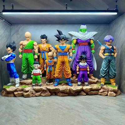 9 шт. Набор Бесконечный Воин Dragon Ball Z GK Фигурки Гоку Гохан Веджета Пикколо Транкс Модная Игрушка Модель Статуэтка Украшение Подарок