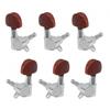 6pcs/lot 3L 3R Sealed Gear Big Oval Button Acoustic Guitar Tuner Pegs