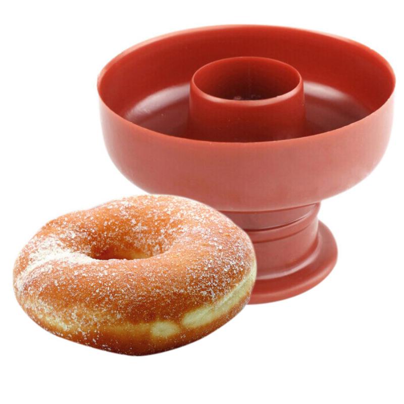 Plastic Donut Cookie Cutter Mold DIY Baking Doughnut Desserts Maker Bread Cutter Baking Mould Kitchen Tool AVE