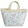 Large Tote Perfect for and Lightweight and with a Stylish and Cute LC Floral Made In Sugar Flower Blue [Cyalel Yahata] Women's Bag, Commuting, School,