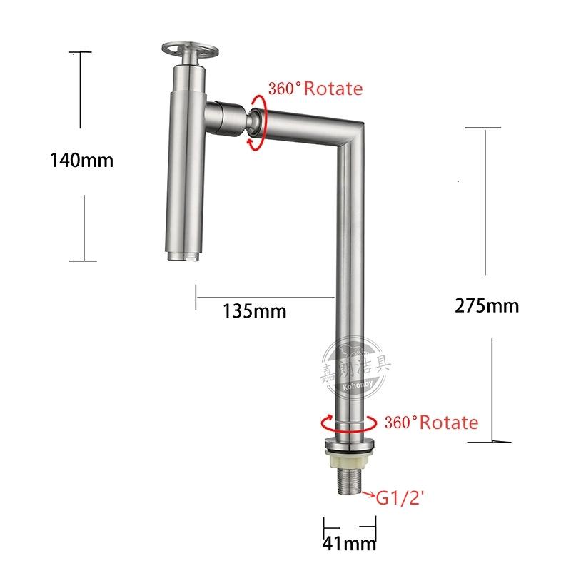 1 шт. 304 нержавеющая сталь одинарный холодный кухонный кран матовый/черный микрофон раковина роликовый шаровой кран вращающийся на 360° с 1 шлангом