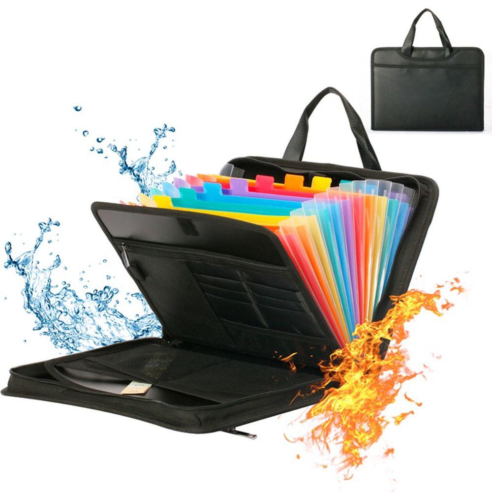 Цветные вкладки Расширяющаяся папка-конверт Огнеупорная папка-гармошка Основа Органайзер для документов Офис