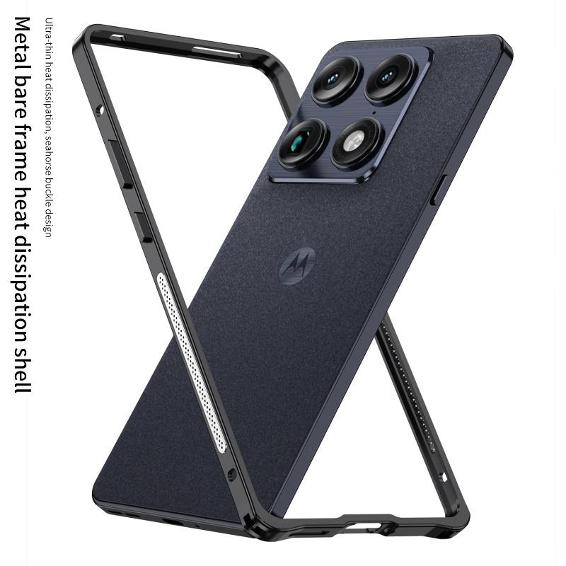 Съемный металлический ультратонкий защитный чехол для Motorola Signature 5G, металлический каркас, противоударный чехол-бампер для Moto X70 Air Pro
