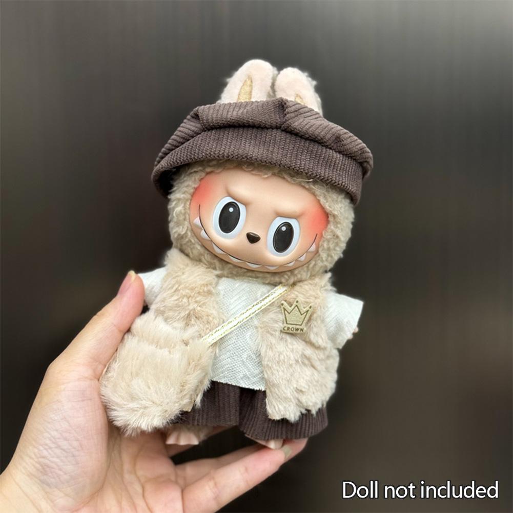 Модная одежда Ropa Одежда Наряд Аксессуары для куклы Для 15/17см Labubu V2 V1 Плюшевый комбинезон