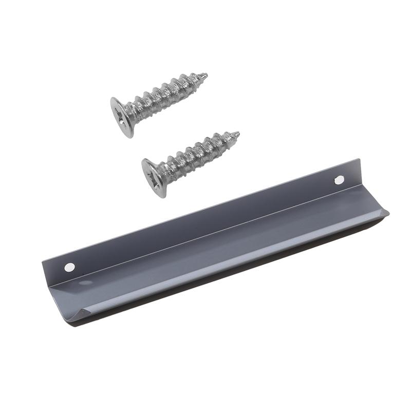 Модные белые длинные невидимые ручки для шкафа из алюминиевого сплава 80-150 мм, скрытые ручки для шкафов, ручки для ящиков, фурнитура для дверей шкафа