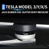 Подъемные колодки для Tesla Model 3/Y/S/X 2025 2025 2025 Автомобильные аксессуары 4 шт. Резиновые шайбы Подставки для шасси Сумка для хранения - 4 шт.