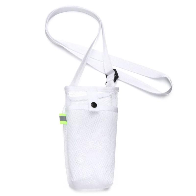 Защитная сетка для кружки, сетчатый ремень через плечо, ручная сумка для бутылки с водой