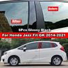 6 шт. Накладка на стойку кузова (B, C, D, BC) для окон двери автомобиля Honda Jazz Fit GD GE GK GS GR 2001- Зеркальный эффект ПЭТ-наклейка