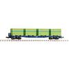 TOMYTEC TOMIX N Gauge Koki10000 with Container 2756 Railroad Model Freight Car