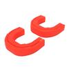 2PCS Tow Hooks Covers Car Front Bumper Silicone Sleeve Protector Exterior Decoration Replacement