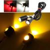 Светодиодный сигнальный фонарь для мотоцикла, подсветка номерного знака, мини-указатель поворота, форма орлиного глаза, задний фонарь, стоп-сигнал, противотуманная фара, 2 шт.