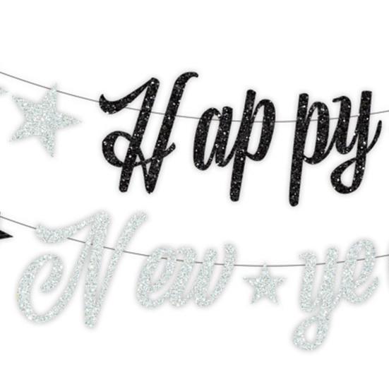 2024 год баннер сверкающий яркий цвет тонкая текстура устойчивый к выцветанию подвесной баннер праздничное украшение реквизит для фотосъемки