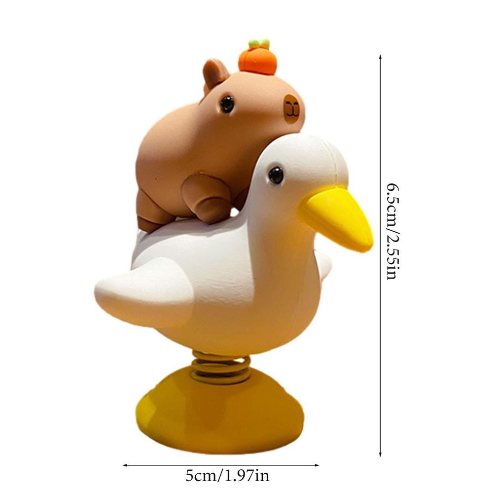 Anime Capybara Figure Simulation Capibara Action Figures Doll Car Dashboard Decor Ornaments Children Birthday Christmas Gifts