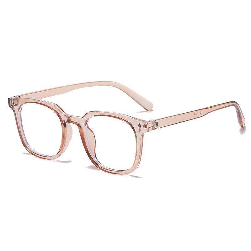 538 Cross-Border New Rice Nail Flat Mirror 2024 Korean Version Fashion High-End Sense Plain Face Thin Anti-Blue Light Glasses Frame