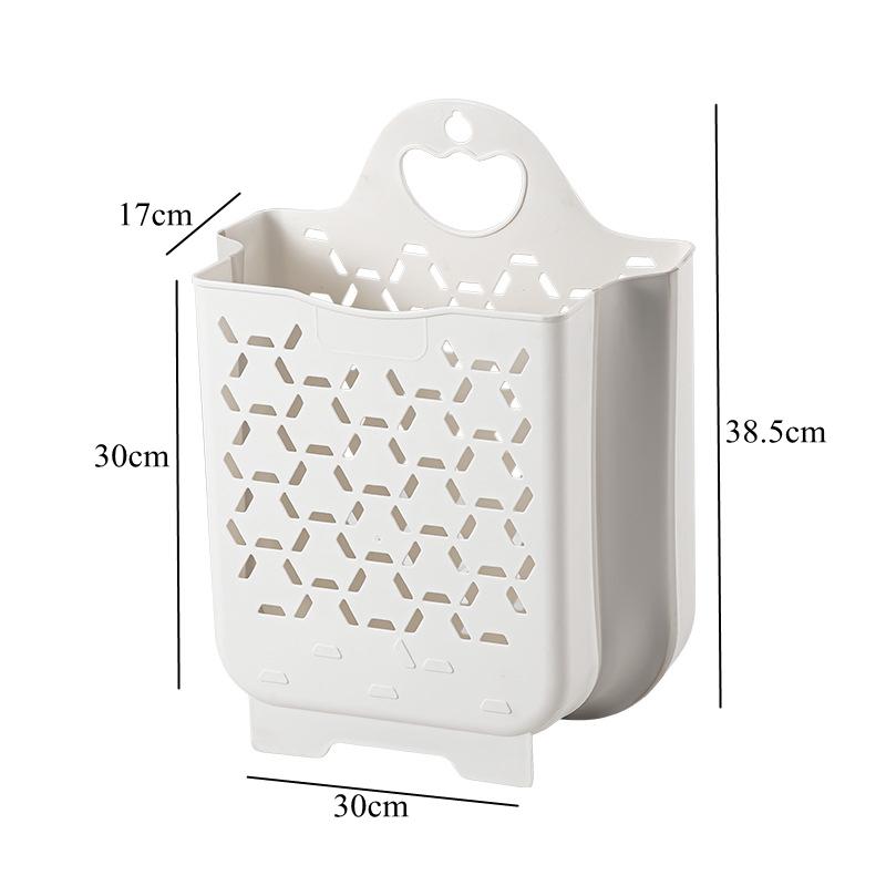Портативная пластиковая складная корзина для белья для дома, полая, настенная, для ванной комнаты, корзина для хранения грязной одежды, органайзер для игрушек, аксессуары