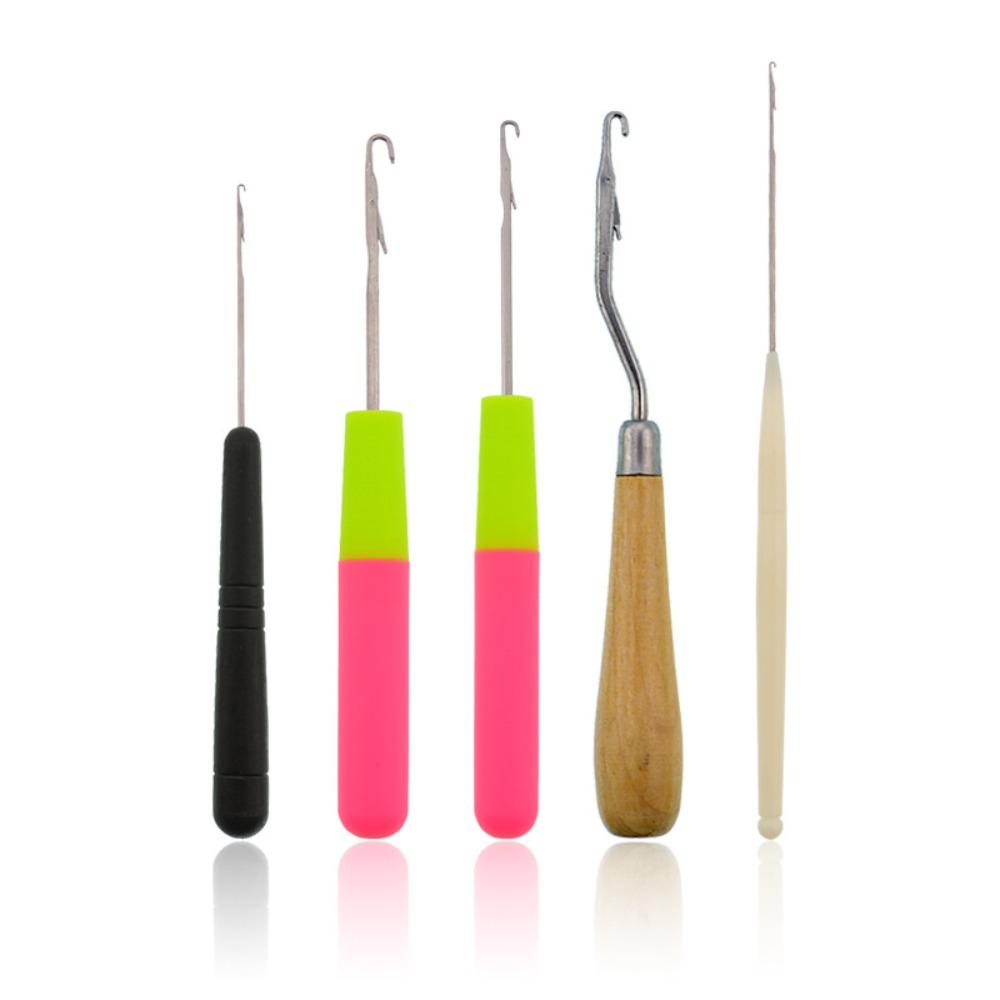 Braid Craft Hair Weave Needle Wig Making Tools Dreadlock Crochet 5 Pcs/set  Wig Crochet Needles
