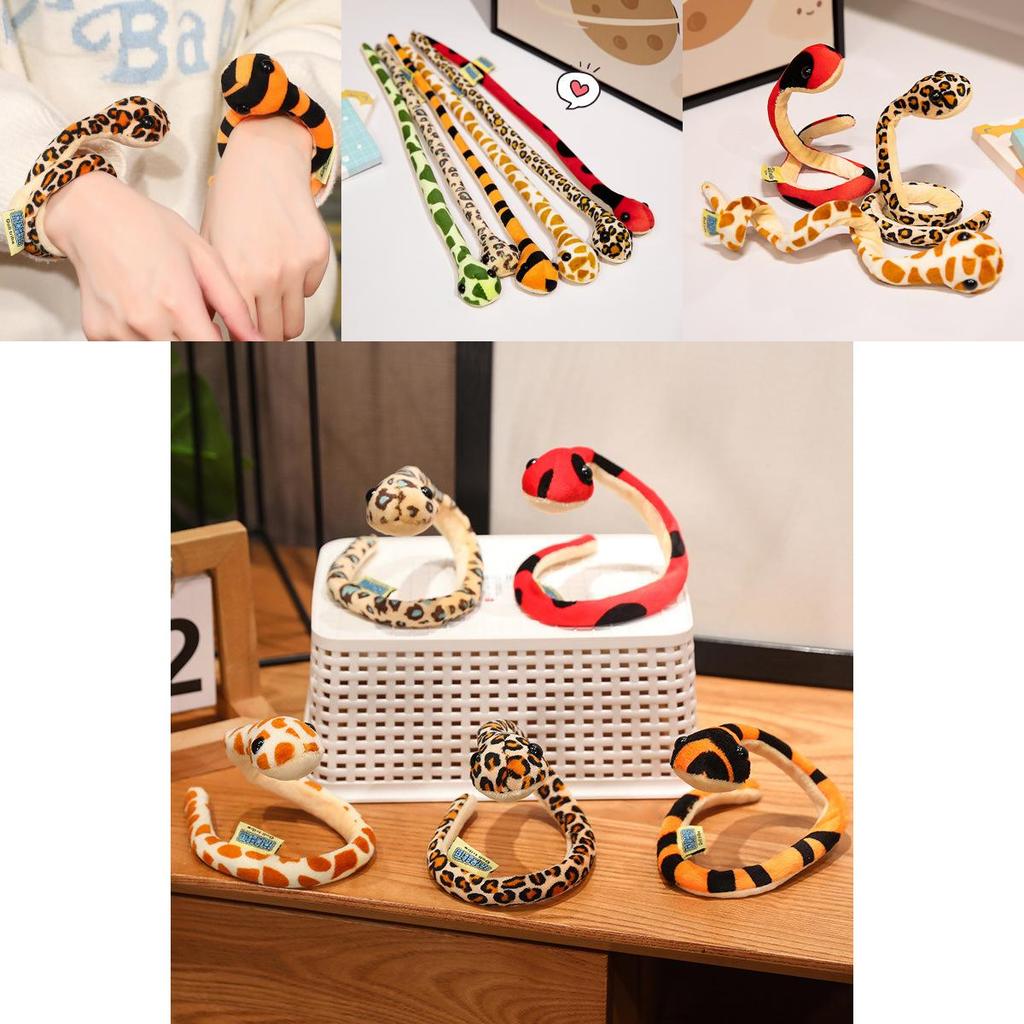 Очаровательная плюшевая игрушка-змея для празднования Нового года 2025 Уютный мягкий материал Милый дизайн