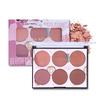 6 Color Blush Glow Kit Face Powder Blusher Palette Makeup Contour Palette Maquillage Facial Cosmetic